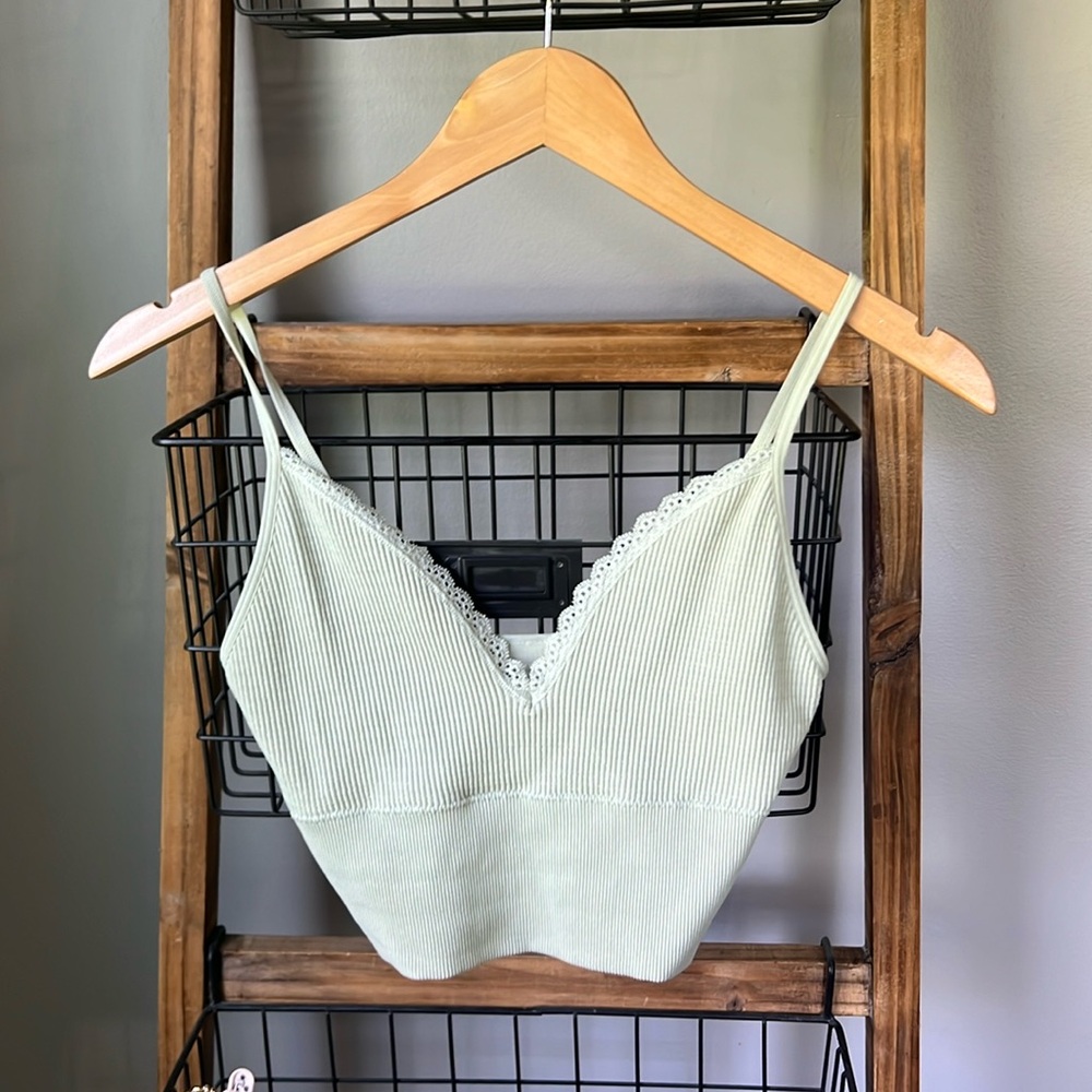 Bralette Size Small sage green